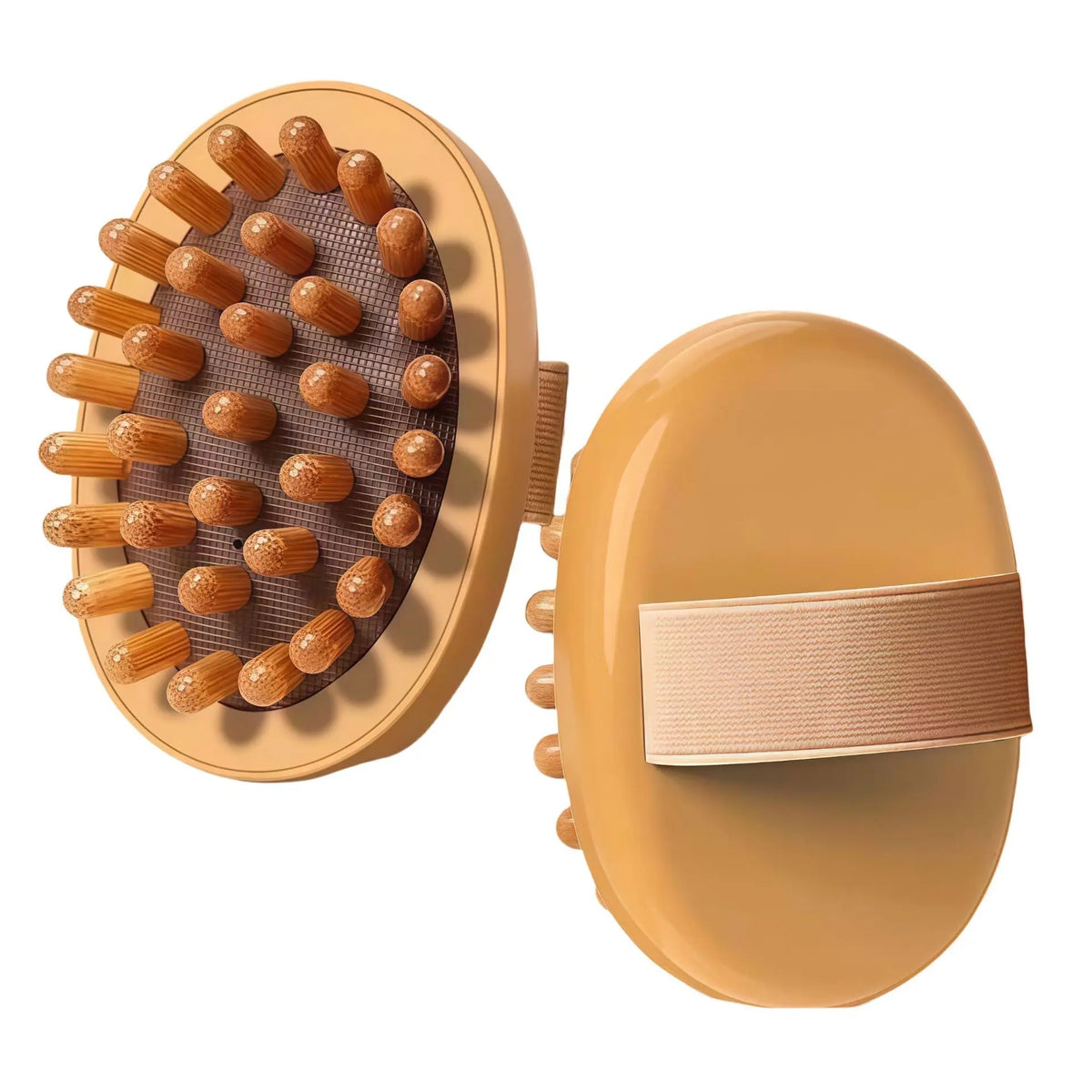 1pc Meridian Massage Brush Soft Manual Full Body Gua Sha Massager Head Abdomen Leg Body Relaxation Home Use Anti-Fatigue