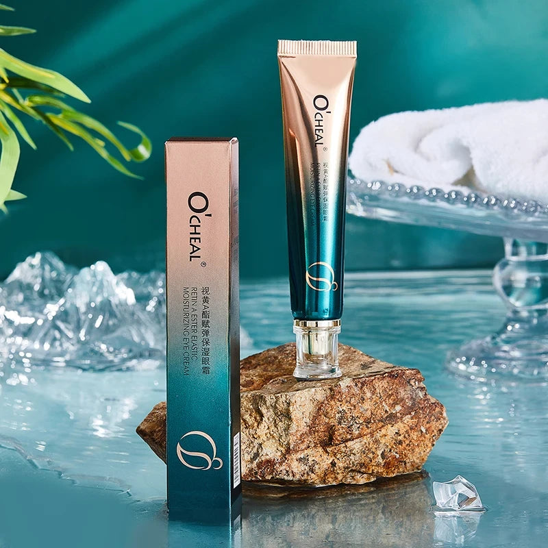 OCHEAL Eye Moisturizing Cream Fades Fine Lines Anti Dark Circles Eye Serum Remove Eye Bag Puffiness Anti-Aging Firmness Eye Care