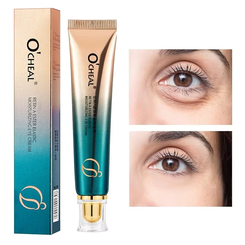 OCHEAL Eye Moisturizing Cream Fades Fine Lines Anti Dark Circles Eye Serum Remove Eye Bag Puffiness Anti-Aging Firmness Eye Care