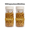 Vitamin E Serum Capsules, Single-Use Essence Capsules, Hydrating and Moisturizing Facial Skin 90 Capsules/Bottle - 1 Bottle