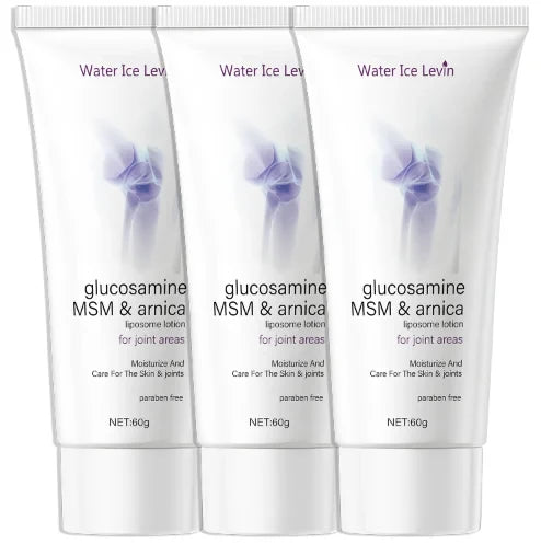 Glucosamine MSM & Arnica Joint Cream Liposome Lotion - Moisturizes, Nourishes & Protects Skin & Joints, Paraben-Free Formula.
