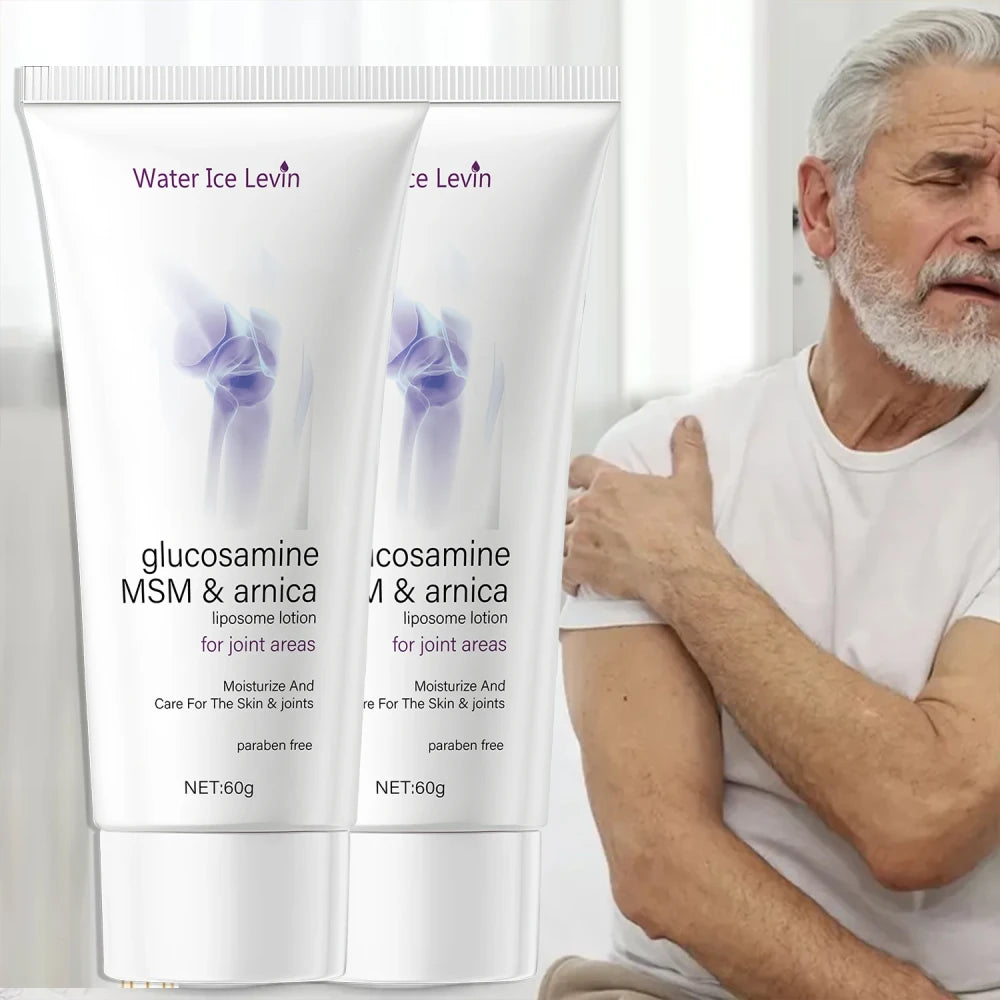 Glucosamine MSM & Arnica Joint Cream Liposome Lotion - Moisturizes, Nourishes & Protects Skin & Joints, Paraben-Free Formula.