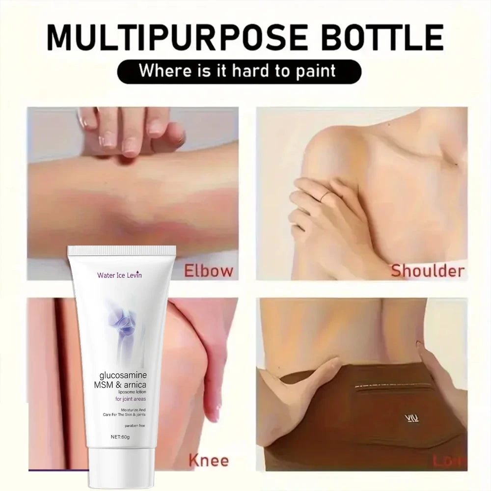 Glucosamine MSM & Arnica Joint Cream Liposome Lotion - Moisturizes, Nourishes & Protects Skin & Joints, Paraben-Free Formula.