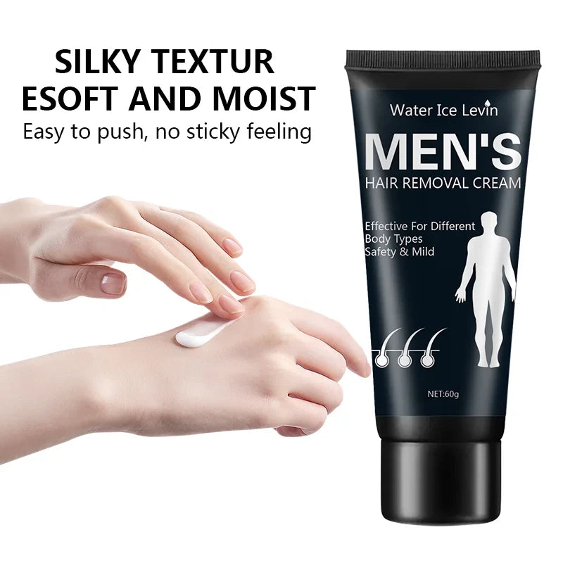 Hair Removal Cream, Quick Removal in Five Minutes, Wipes Clean, Moisturizing and Nourishing, No Black Spots, Long-Lasting Effect, Suitable for Hair Removal on the Entire Body, Hypoallergenic, Unisex