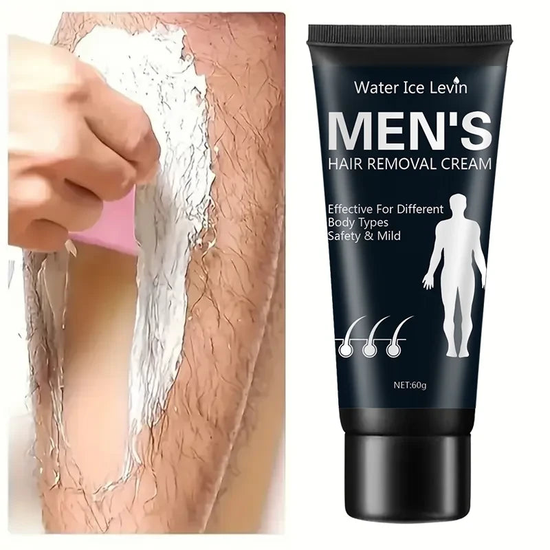 Hair Removal Cream, Quick Removal in Five Minutes, Wipes Clean, Moisturizing and Nourishing, No Black Spots, Long-Lasting Effect, Suitable for Hair Removal on the Entire Body, Hypoallergenic, Unisex
