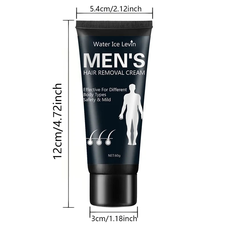 Hair Removal Cream, Quick Removal in Five Minutes, Wipes Clean, Moisturizing and Nourishing, No Black Spots, Long-Lasting Effect, Suitable for Hair Removal on the Entire Body, Hypoallergenic, Unisex