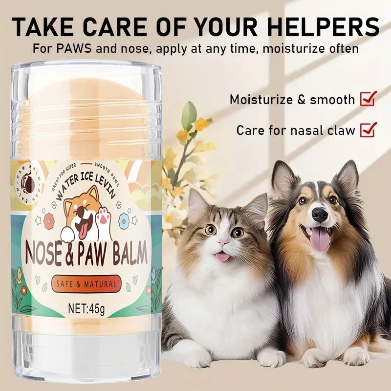 45g Pet Paw Care Cream, Rich in Natural Plant Ingredients Such as Shea Butter and Coconut Oil, Gently Moisturizes and Quickly Relieves Dry Paws, and Cares for the Health of Pet Paws