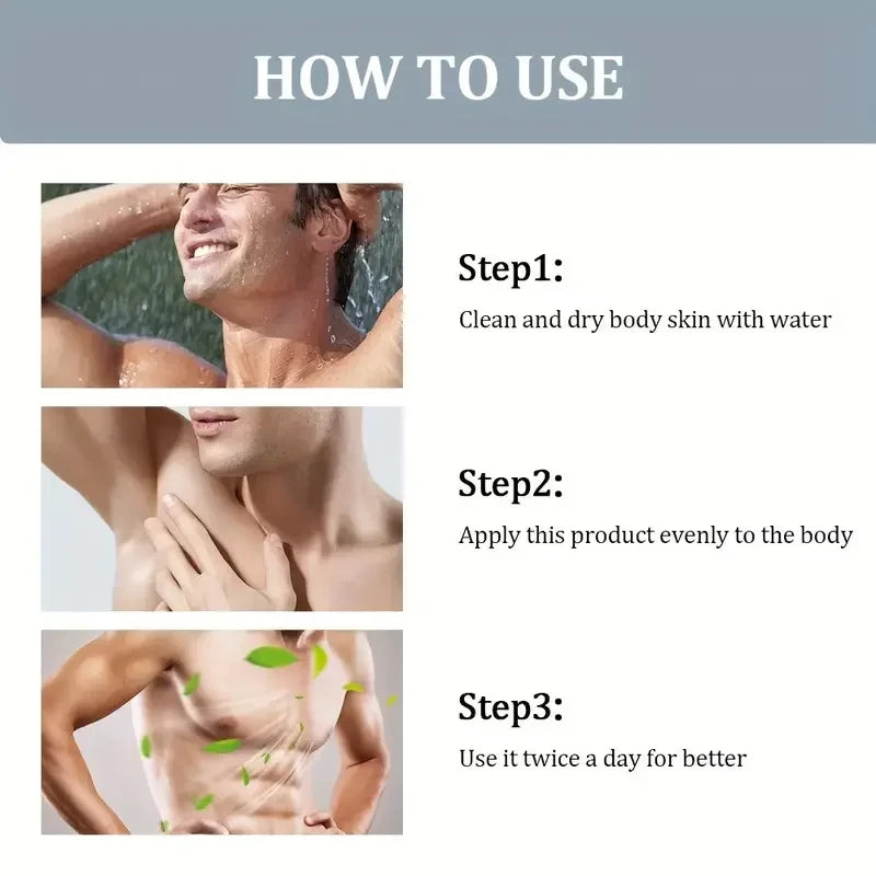 Men's Private Fragrance Cream for Private Parts and Underarms Cleansing Deodorant and Body Fragrance Treatment Cream