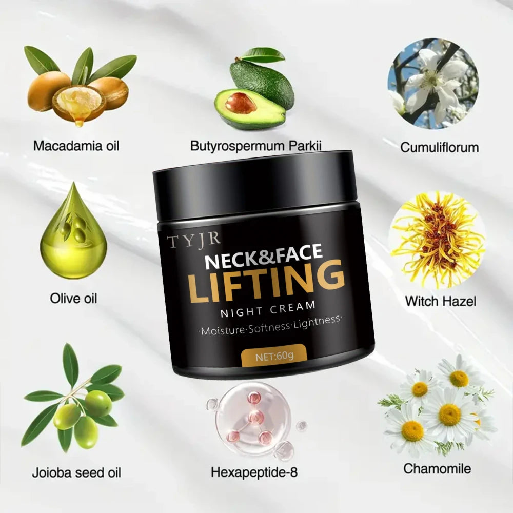 Neck Lines Protein Cream Collagen Eliminate Neck Fine Lines Anti-ageing Lift Rejuvenation Nourish Eliminate Double Chin SkinCare