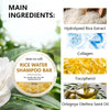 Organic Rice Shampoo Soap Bar Oil Free Conditioning Soap Rice Water Protein Nourishing Anti-loss Hair Hair Growth Soap Bar 60g