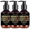 Keratin Leave-In Conditioner with Biotin & Collagen - Repairs Damaged Hair for Deep Moisture, Softness & Shine, Hair Treatment.