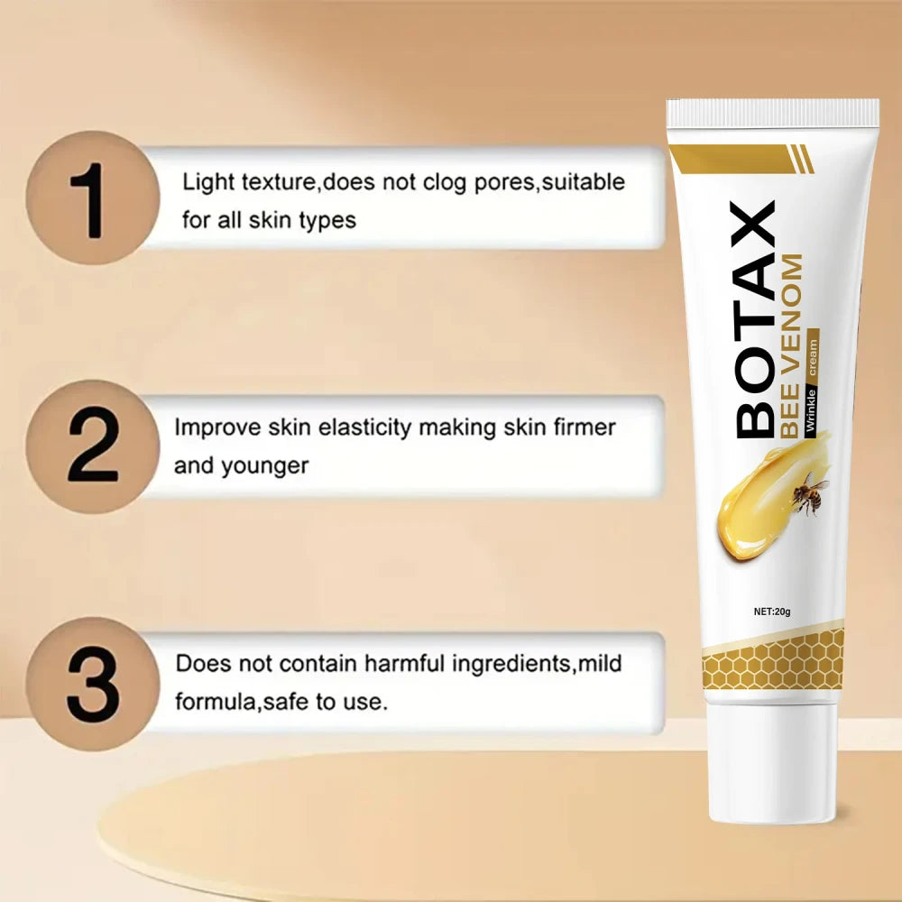Botax Bee Venom Eye Cream - Lightweight, Moisturizing & Protective Formula for Elastic, Smooth & Youthful Skin Around Eyes.