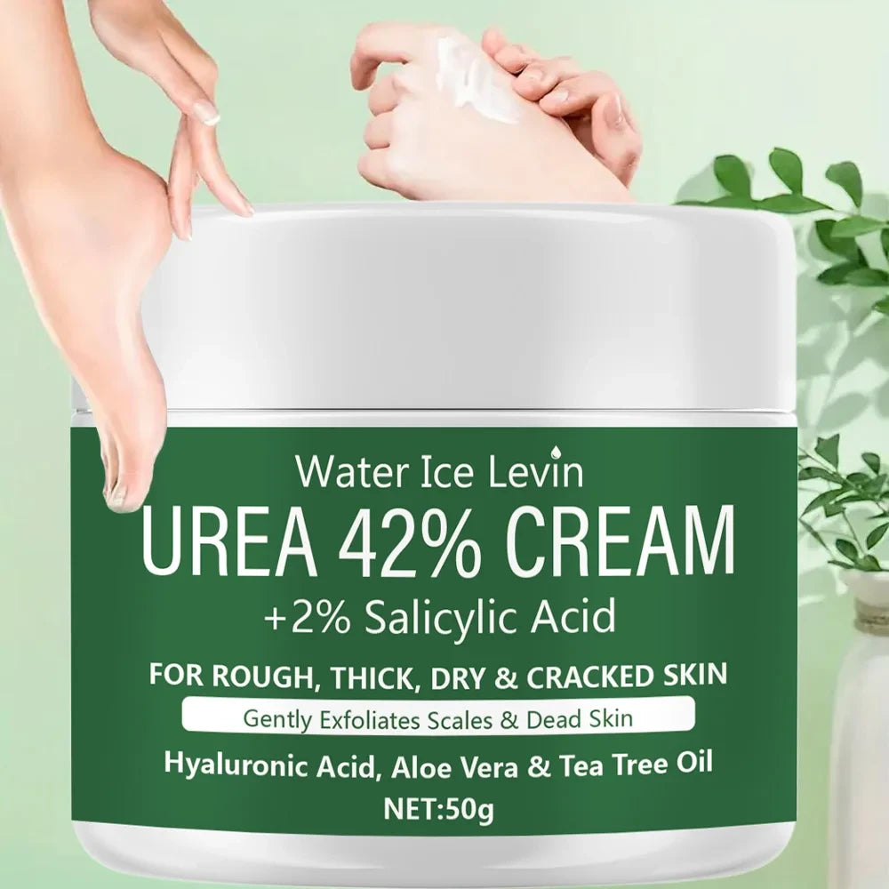 New 42% Urea Cream + 2% Salicylic Acid Foot and Hand Moisturizer, Deep Moisturizer and Nourishing Moisturizer