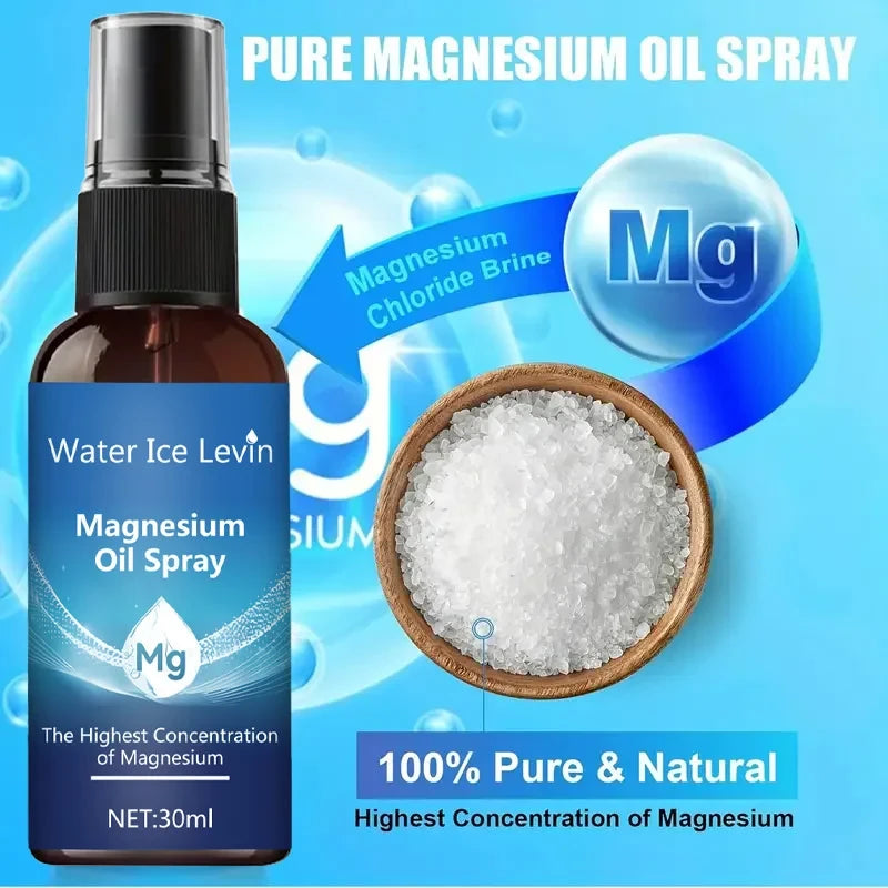 Magnesium Oil Spray Face and Body Skin Care Essential Oil Moisturizing Massage Essential Oil