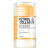 45g Retinol and Collagen Day and Night Neck Cream Facial Stick, Hydrating and Moisturizing, Non-Greasy, Easy to Use, Easy to Absorb, Gentle and Non-Irritating, Deeply Absorbed!