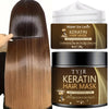 Keratine Magic Hair Mask Protein Straightening Repair Cream for Dry, Frizzy, Damaged Hair Professional Smoothing, Shining, and Deeply Moisturizing Care 60G/30G