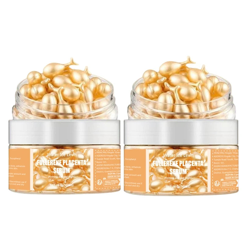 50Pcs Collagen Face Care Capsules Serum Spot Acne Wrinkle Remover Firming Whitening Hyaluronic Acid Essence Skin Care New Style