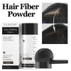Hair Fiber Kit 25g Hair Building Fibers Unisex Instantly Adds Volume Conceals Thinning Areas for Fuller Hair Powder Nozzle Set