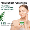 CLAFACES Tea Tree Oil Face Cream Anti-Aging and Freckle Removal Daily Facial Care Cream with Natural Ingredients