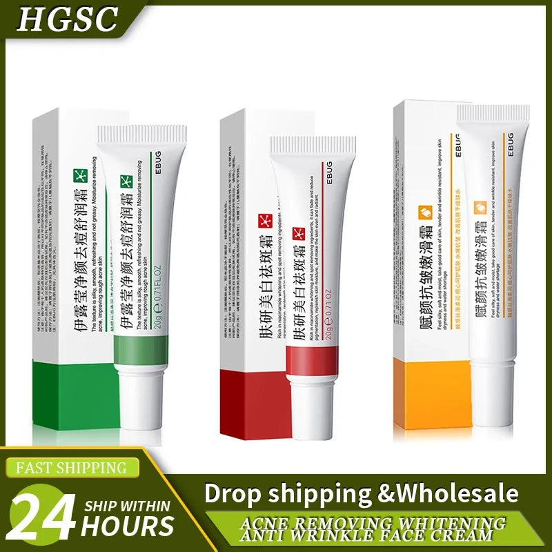20g Whitening Freckle Cream Remove Dark Spot Cream Anti Freckle and Aging Cream Fade Pigmentation Melasma Brighten Serum Skin