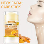LGRAMER Turmeric Vitamin C Neck Cream Stick Face Cream Stick Anti-Aging Lightens Spots and Wrinkles Whitening