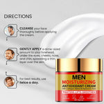 LGRAMER Men's Face Cream: Hydrates and Moisturizes, Resists Aging, Fades Spots, Smooths Wrinkles, Suitable for All Skin Types