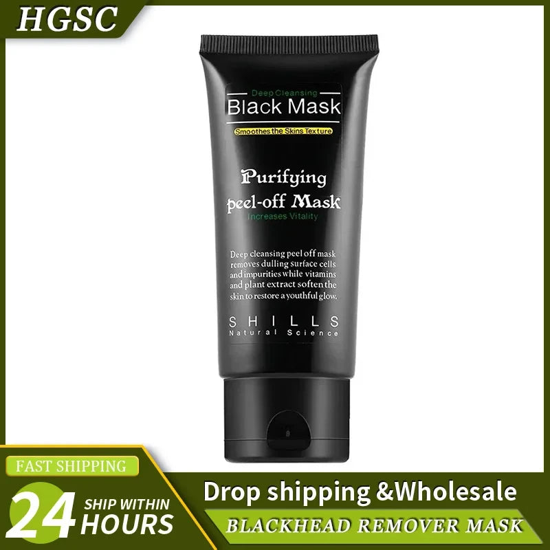 Blackhead Remover Mask Facial Shrink Pores Acne Black Head Removal Cream Nose Cleansing Black Peel Off Masks Skin Care New