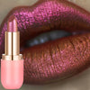 Metallic Violet Chameleon Lipstick Color Changing Matte Glitter Diamond Waterproof Pearl Shine Lip Gloss Sexy Makeup Halloween
