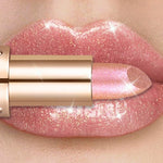 Metallic Violet Chameleon Lipstick Color Changing Matte Glitter Diamond Waterproof Pearl Shine Lip Gloss Sexy Makeup Halloween