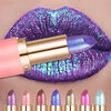 Metallic Violet Chameleon Lipstick Color Changing Matte Glitter Diamond Waterproof Pearl Shine Lip Gloss Sexy Makeup Halloween