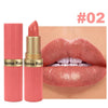Pearlescent Pink Glitter Velvet Lipstick Metallic Waterproof Long Lasting Matte Shimmer Diamond Lipstick Women Makeup Cosmetic
