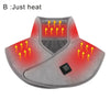 Electric Heating Shoulder Neck Pad Cervical Wrap Three Gear Thermal Compress Massager Vibration Shawl Warm Back Tool Relax Brace