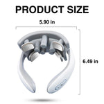 Vibration Neck Masssger Rechargeable Low Frequency Pulse Cervical Massager Smart Electric Neck Massager Red Light Massage