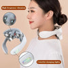 Vibration Neck Masssger Rechargeable Low Frequency Pulse Cervical Massager Smart Electric Neck Massager Red Light Massage