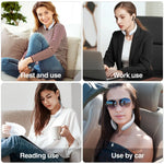 Vibration Neck Masssger Rechargeable Low Frequency Pulse Cervical Massager Smart Electric Neck Massager Red Light Massage