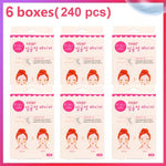 40Pcs/10Sheets V Lift Face Sticker Invisible Makeup Adhesive Lift Face Tape Slim Patch Breathable Sticker Lifting Tighten Chin