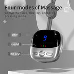 2025 Mini Portable Hanging Neck Massager With Heat Electric EMS TENS Pulse Hot Compress Smart Cervical Spine Massager Shoulder