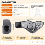2026 New Electric Cordless Ankle Massager Hot Compress Ankle Foot Brace Wrap Warmer Wrist Tenosynovitis Vibration Relaxation