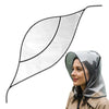 Clear Reusable Waterproof Rain Hat with Wide Brim for Women Lady Outdoor Travel Hiking Gardening Shopping Beach Wind Protection