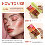 Curve Case Cream Eyebrow Cream Blush Highlighter Palette Matte Shimmer Finishes Shadow Tones Long-Lasting Cosmetics