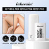 Lakerain Exfoliating Body Stick Multiple Glycolic Acid Cleaning Long-lasting Moisturizing Nourishing Smoothing Skin Care