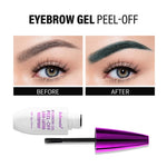 4Color Eyebrow gel Tint  peel-off waterproof Tattoo Brow Tint Smudge-Proof Sweat Resistant Waterproof non-sticky Cosmetics