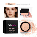 Lakerain Delicate Setting Powder Lasting Without Shedding Makeup Control Oil Locking Moisture Create Zero Pore Base Makeup