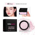 Lakerain Delicate Setting Powder Lasting Without Shedding Makeup Control Oil Locking Moisture Create Zero Pore Base Makeup