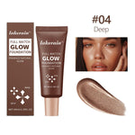 Natural Glow Enhancer Foundation Glowing Moisturizing Lightweight base Multi-purpose Face Body Glitter Cream Bronzer For Paris