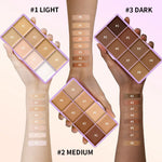 8 Shade Cream Concealer Palette Waterproof Full Coverage Multi-Function Cream Blemishes & Cover Long-Lasting Korean Makeup
