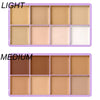 8 Shade Cream Concealer Palette Waterproof Full Coverage Multi-Function Cream Blemishes & Cover Long-Lasting Korean Makeup