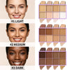 8 Shade Cream Concealer Palette Waterproof Full Coverage Multi-Function Cream Blemishes & Cover Long-Lasting Korean Makeup