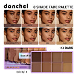 8 Shade Cream Concealer Palette Waterproof Full Coverage Multi-Function Cream Blemishes & Cover Long-Lasting Korean Makeup