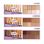 8 Shade Cream Concealer Palette Waterproof Full Coverage Multi-Function Cream Blemishes & Cover Long-Lasting Korean Makeup